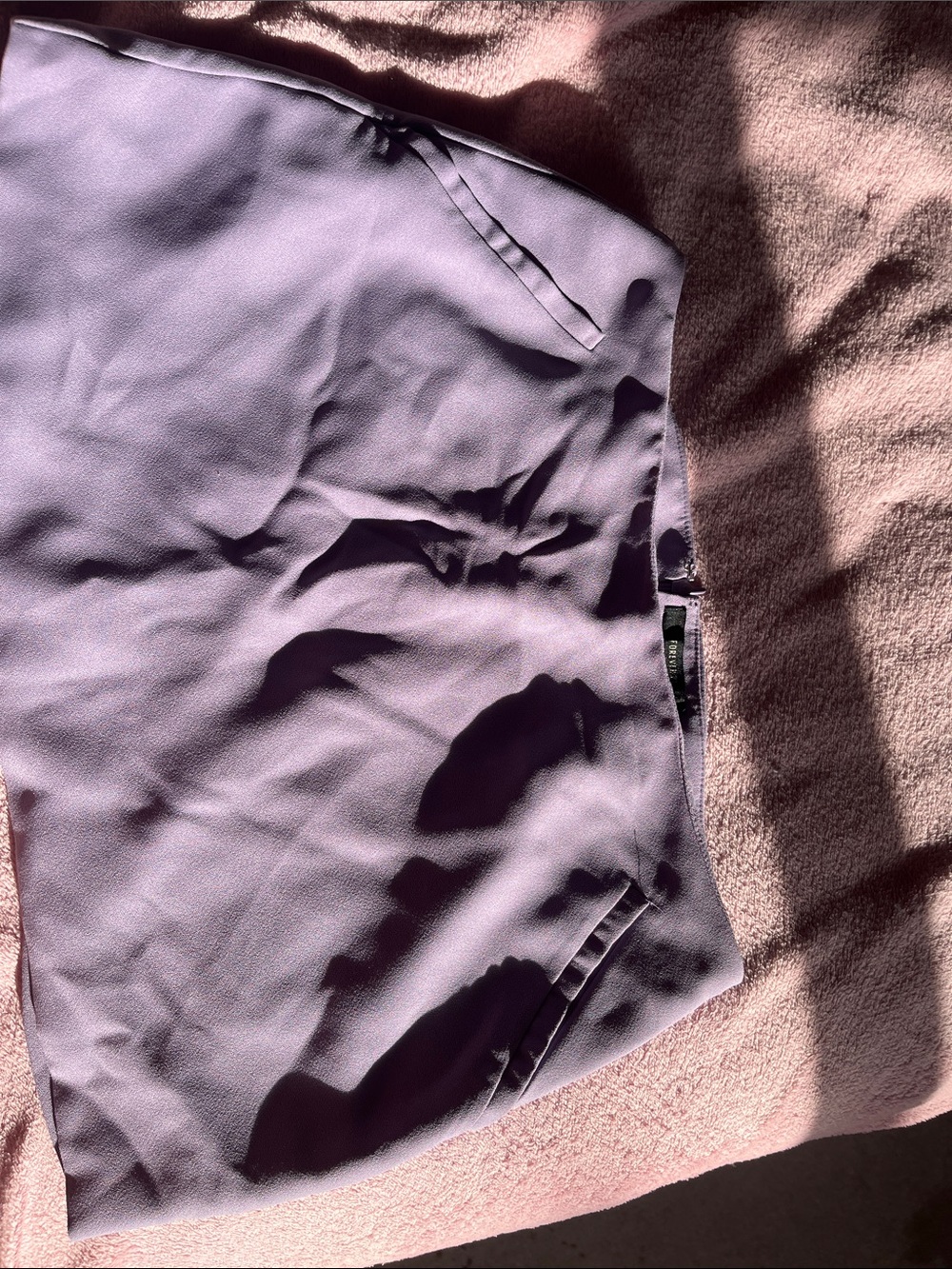 Forever 21 Lavender High-Waist Skirt